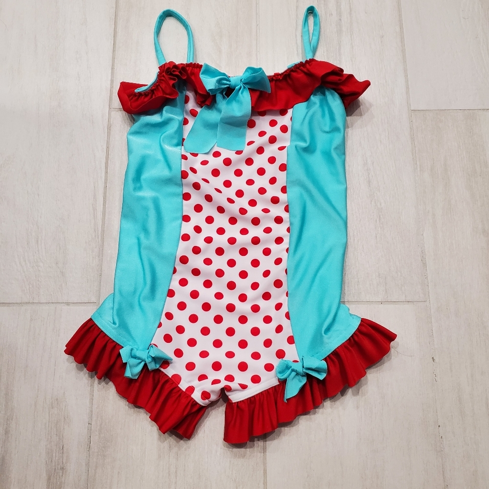 Girls Retro Swim